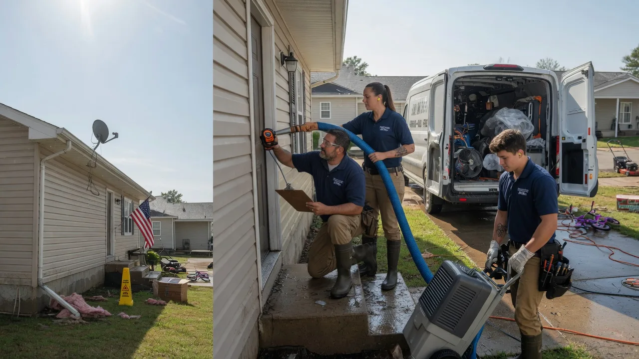 Ceiling Water Damage Restoration in Hiwasse, AR near me
